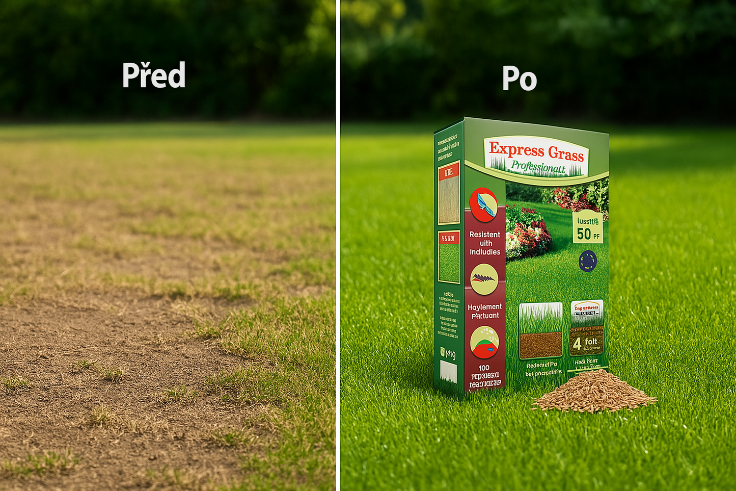 2 X Express Grass Professionnel